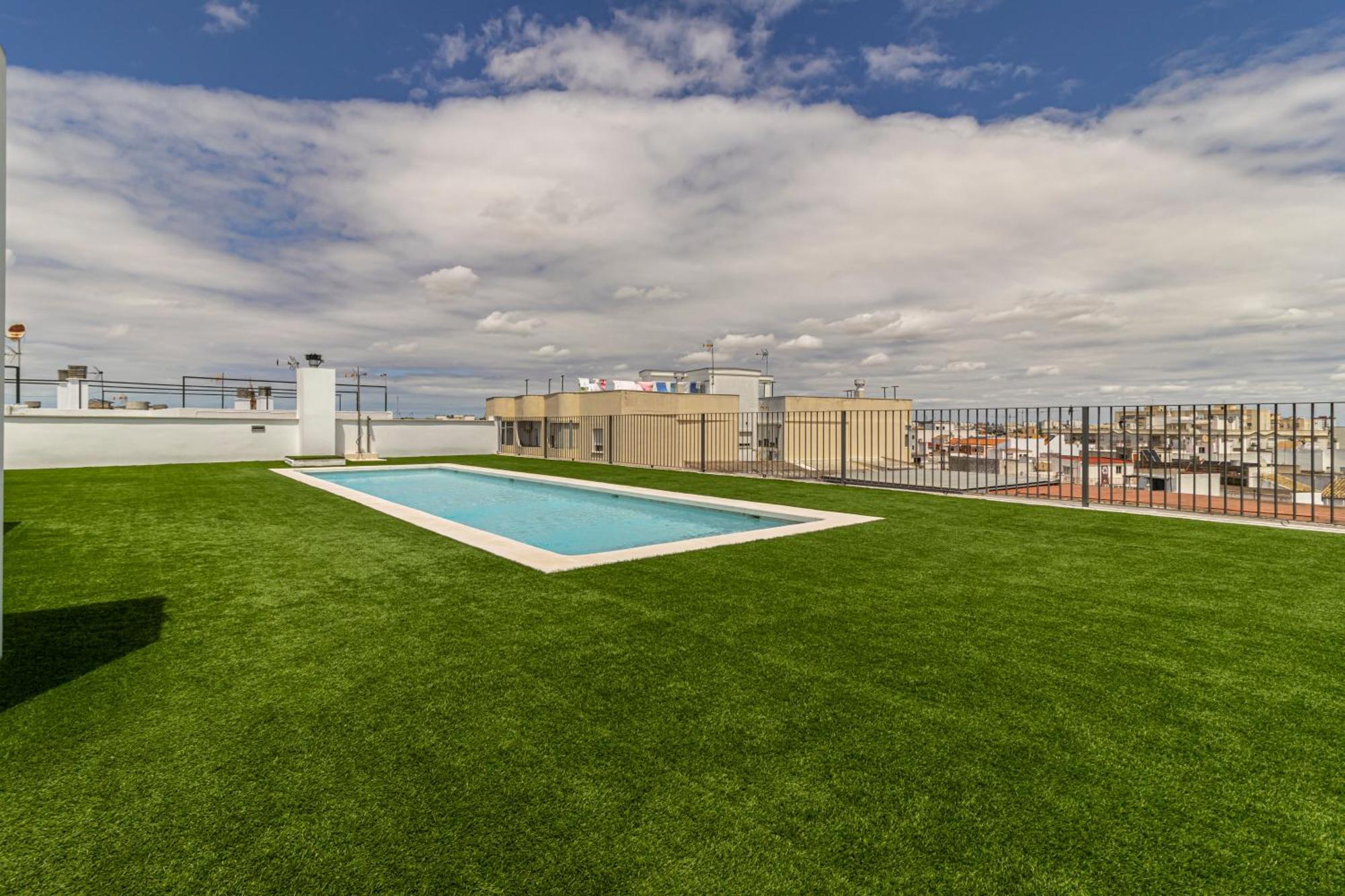 Allo Apartments San Clemente Centro 2 Habitaciones Parking Y Piscina Jerez de la Frontera Zewnętrze zdjęcie